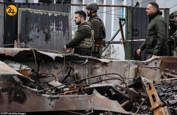 زلنسکی از صحنه فیلم تا صحنه جنگ