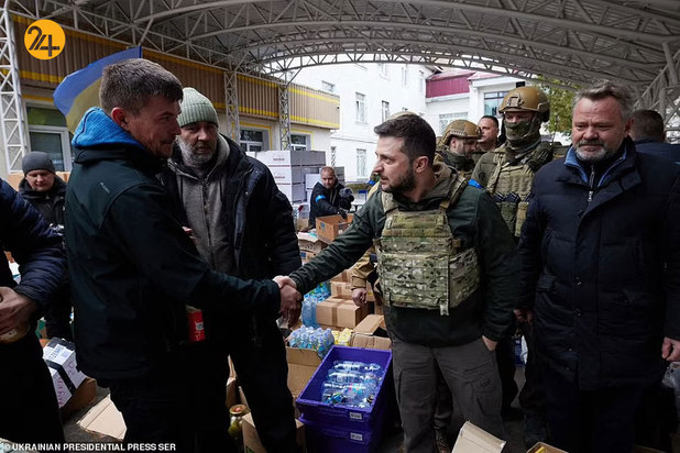 زلنسکی از صحنه فیلم تا صحنه جنگ