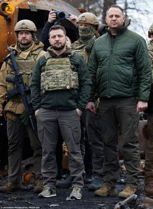 زلنسکی از صحنه فیلم تا صحنه جنگ