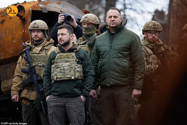 زلنسکی از صحنه فیلم تا صحنه جنگ