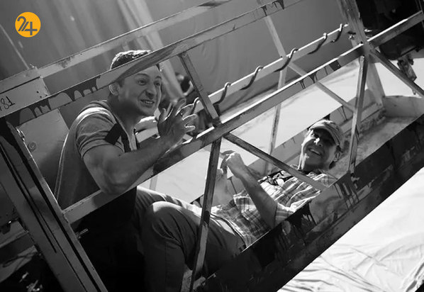 زلنسکی از صحنه فیلم تا صحنه جنگ