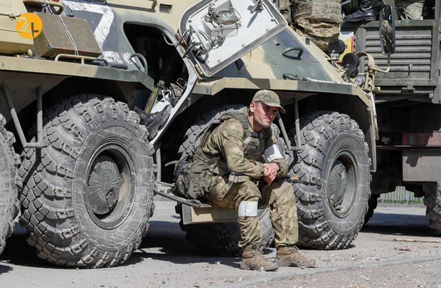 نظامیان اوکراینی در اسارت سربازان روسی