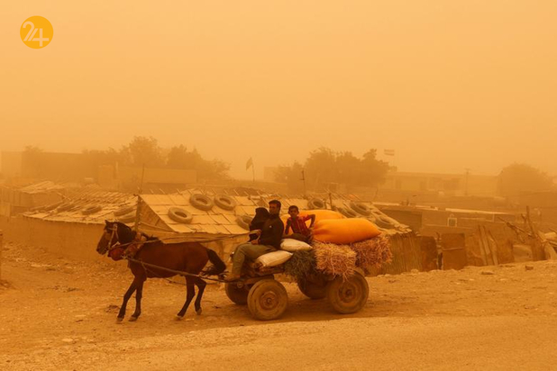 عراق در طوفان شن دفن شد