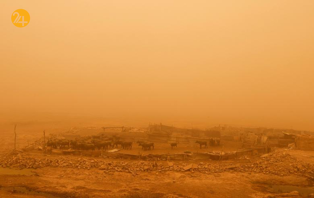 عراق در طوفان شن دفن شد