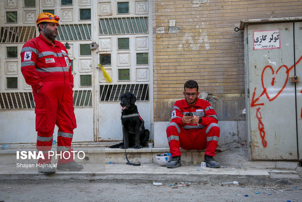 متروپل آبادان هفتمین روز پس از حادثه