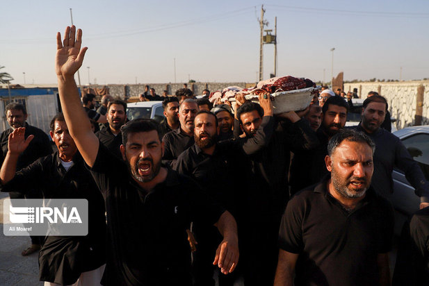 تشییع پیکر جانباختگان متروپل