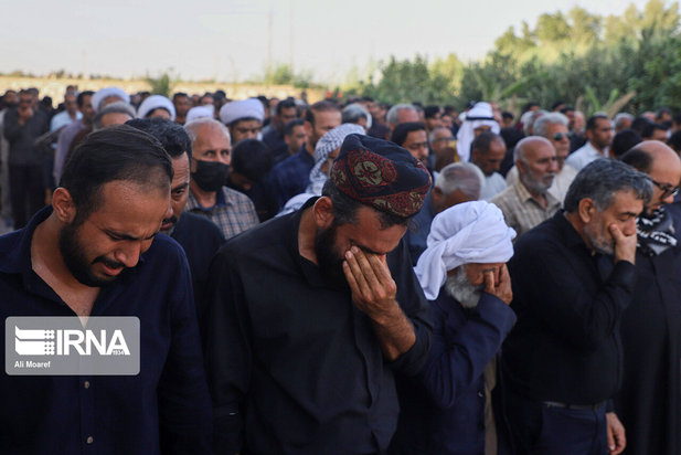 تشییع پیکر جانباختگان متروپل