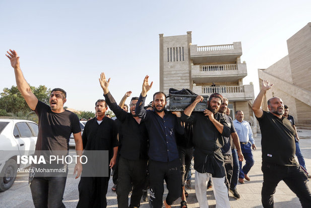 تشییع پیکر جانباختگان متروپل