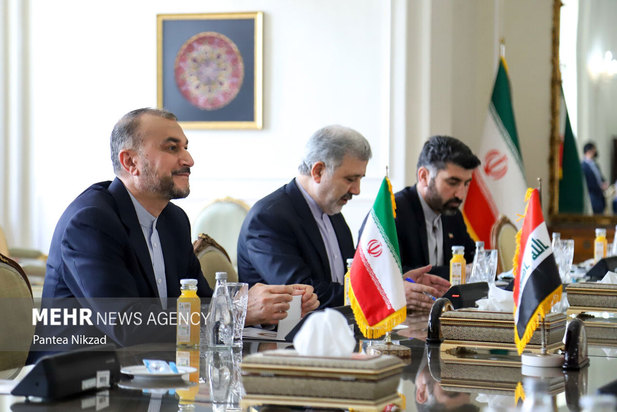 دیدار وزیر امور خارجه ایران با وزیر کشور عراق