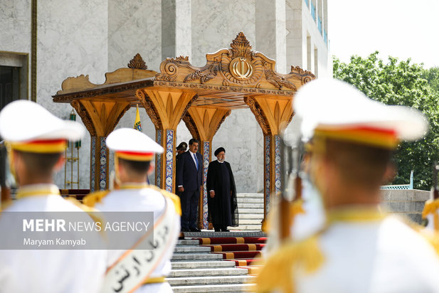 مراسم استقبال رسمی از رئیس جمهور ونزوئلا