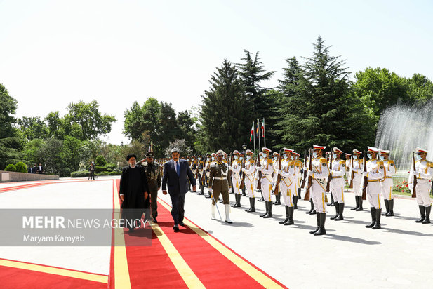 مراسم استقبال رسمی از رئیس جمهور ونزوئلا