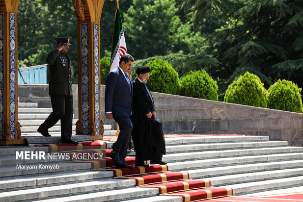 مراسم استقبال رسمی از رئیس جمهور ونزوئلا