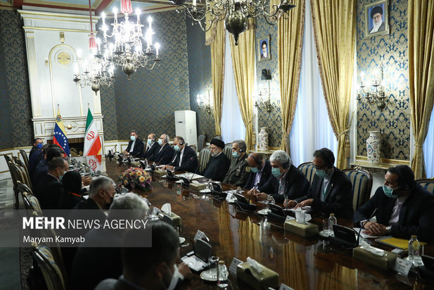 مراسم استقبال رسمی از رئیس جمهور ونزوئلا