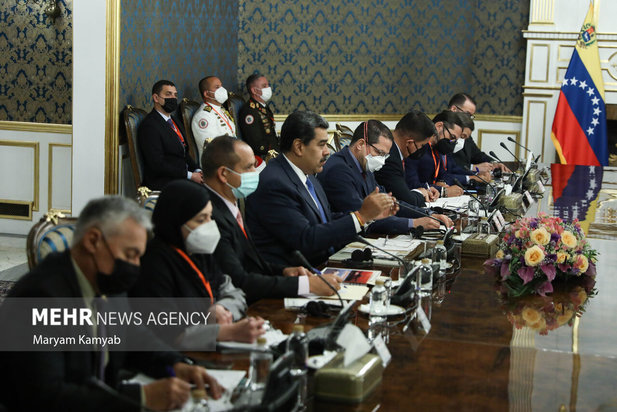 مراسم استقبال رسمی از رئیس جمهور ونزوئلا