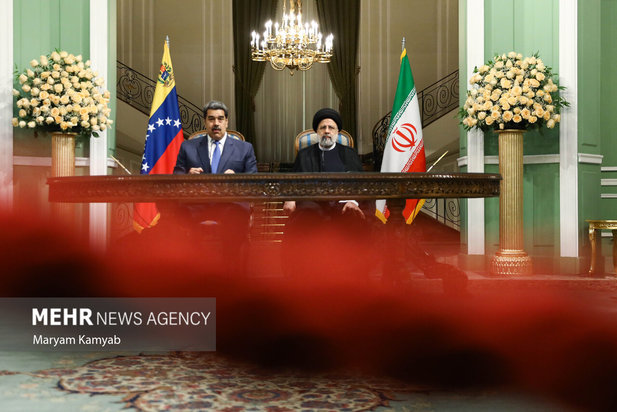 مراسم استقبال رسمی از رئیس جمهور ونزوئلا