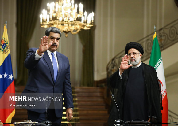 مراسم استقبال رسمی از رئیس جمهور ونزوئلا