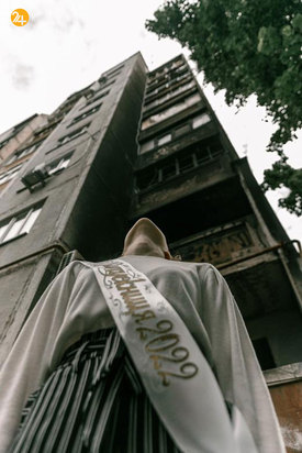 عکاسی از دانش‌آموزان فارغ‌التحصیل اوکراین