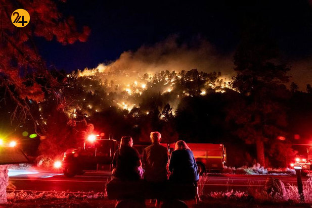 آتشسوزی در جنگل ملی کالیفرنیا