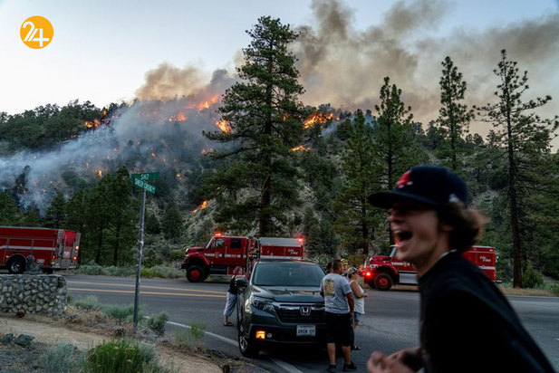 آتشسوزی در جنگل ملی کالیفرنیا