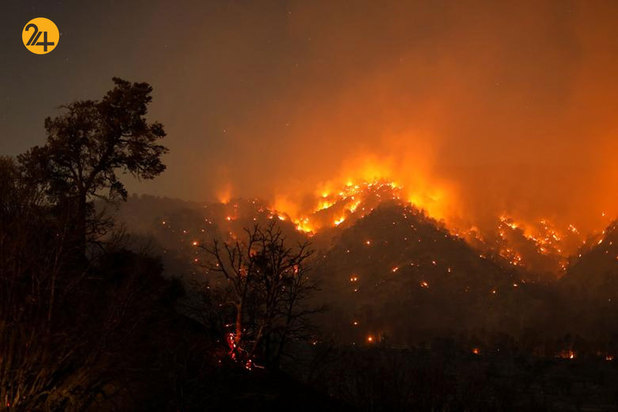 آتشسوزی در جنگل ملی کالیفرنیا