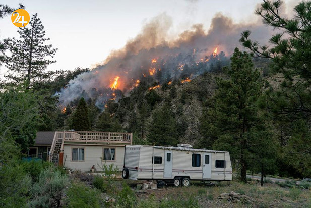 آتشسوزی در جنگل ملی کالیفرنیا