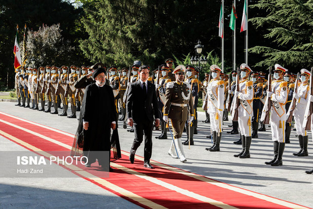 استقبال رسمی از رییس جمهور ترکمنستان