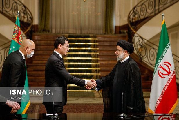 استقبال رسمی از رییس جمهور ترکمنستان