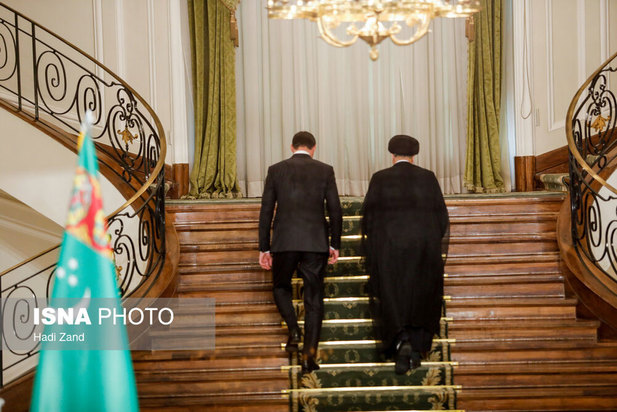 استقبال رسمی از رییس جمهور ترکمنستان