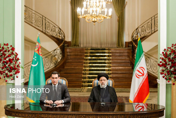 استقبال رسمی از رییس جمهور ترکمنستان