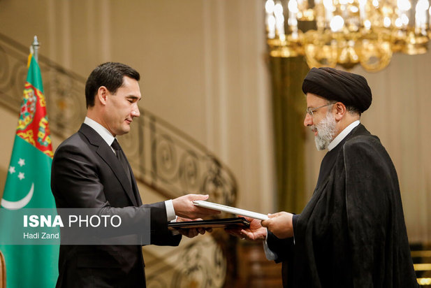 استقبال رسمی از رییس جمهور ترکمنستان