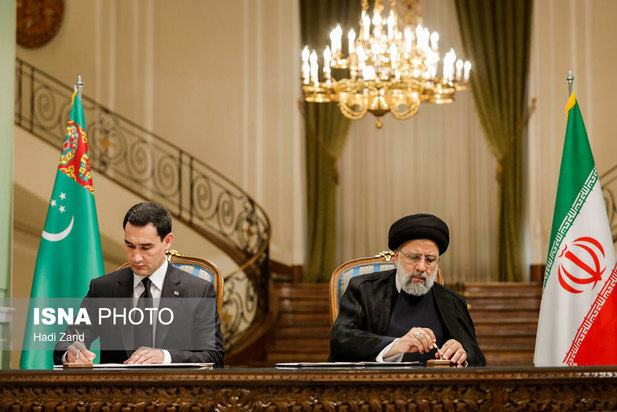 استقبال رسمی از رییس جمهور ترکمنستان