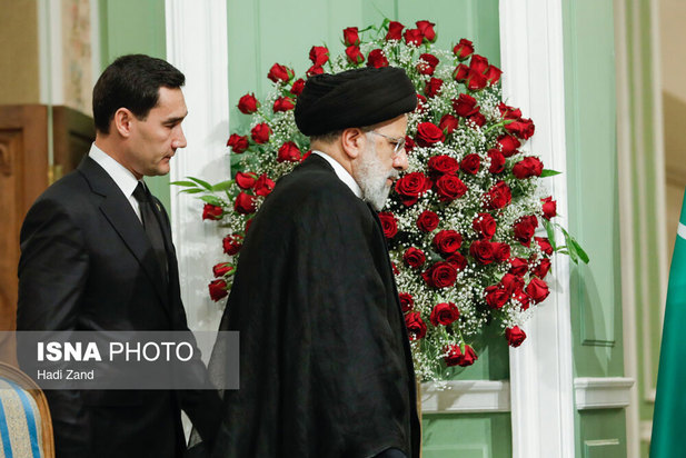 استقبال رسمی از رییس جمهور ترکمنستان