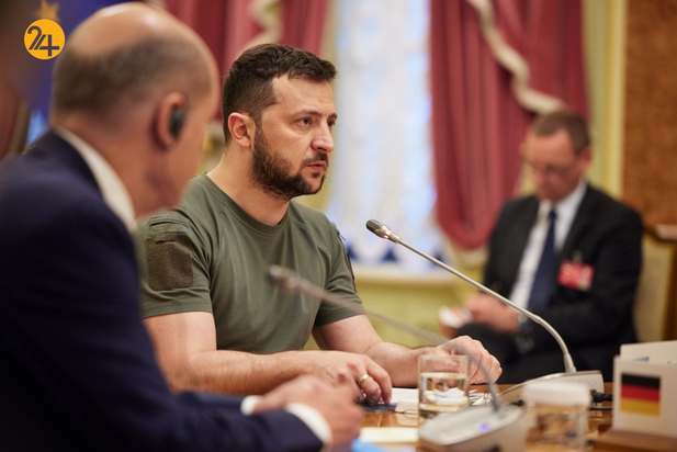 دیدار ولادیمیر زلنسکی با سران ۴ کشور جهان