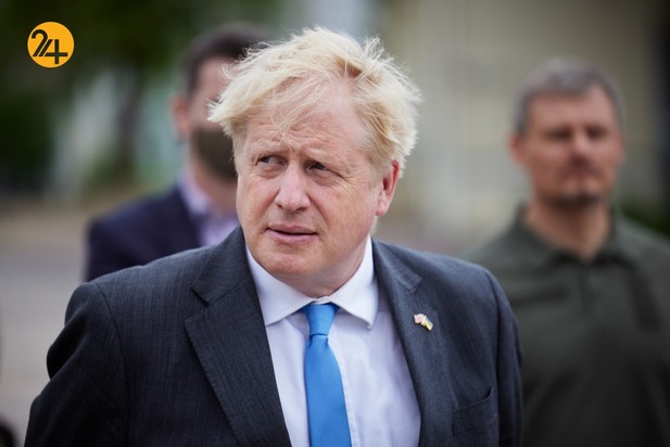 دیدار رئیس جمهور اوکراین با بوریس جانسون