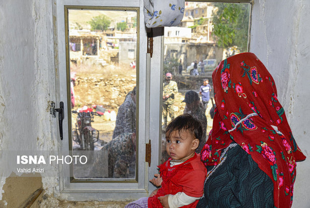 خسارت سیل در روستای تلکه قوز