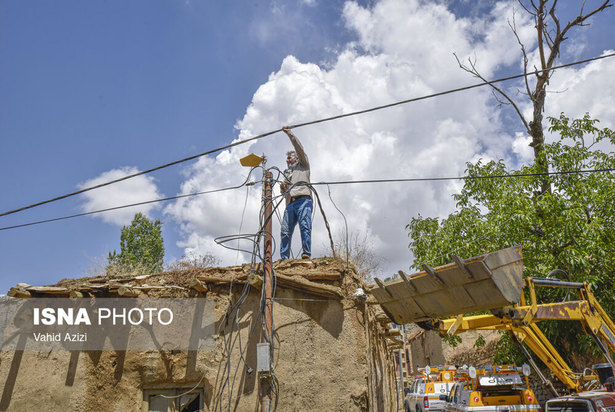 خسارت سیل در روستای تلکه قوز
