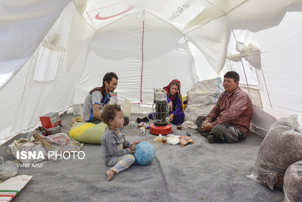 خسارت سیل در روستای تلکه قوز