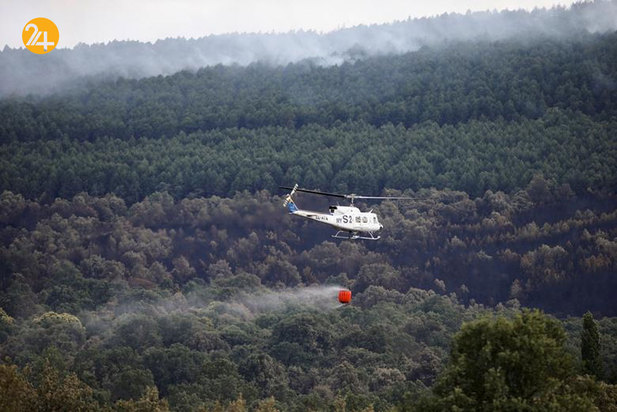 آتش در جنگل‌های اسپانیا