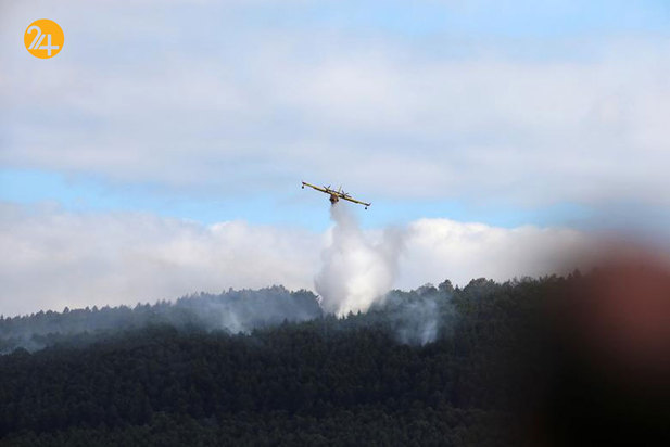 آتش در جنگل‌های اسپانیا