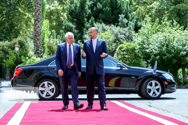 دیدار نماینده عالی اتحادیه اروپا با وزیر امور خارجه