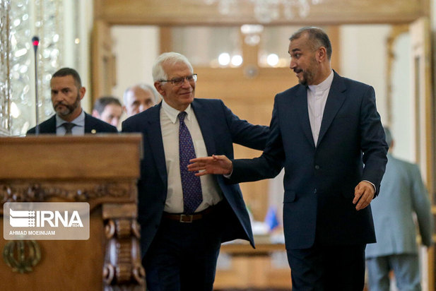 دیدار نماینده عالی اتحادیه اروپا با وزیر امور خارجه