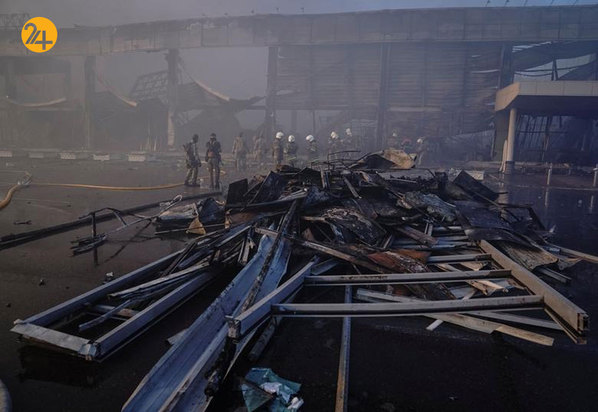 موشک‌باران مرکز خرید شهر کرمنچوک