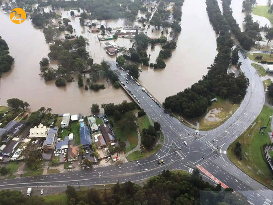بارش شدید باران در استرالیا