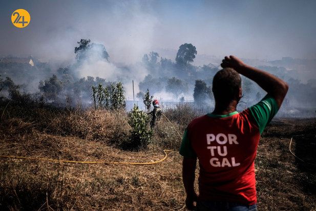 آتش‌سوزی در جنگل‌های پرتغال