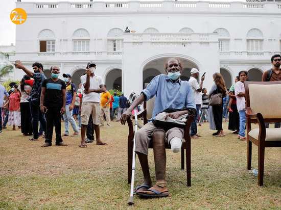اشغال محل اقامت نخست‌وزیر و رئیس‌جمهور سریلانکا