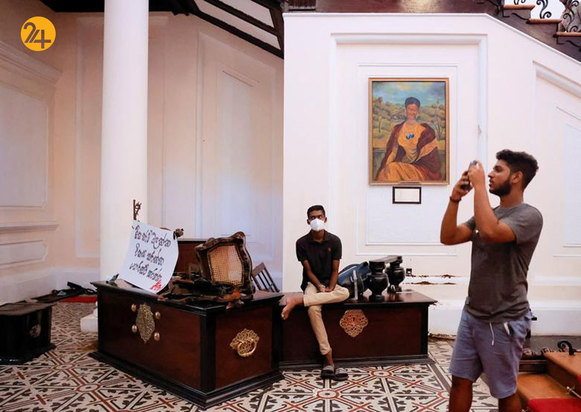 اشغال محل اقامت نخست‌وزیر و رئیس‌جمهور سریلانکا