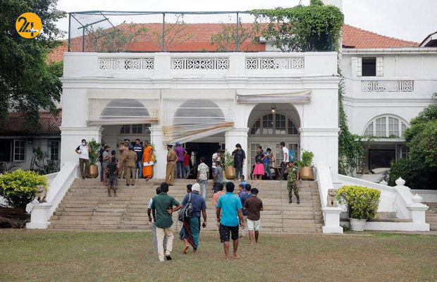 اشغال محل اقامت نخست‌وزیر و رئیس‌جمهور سریلانکا