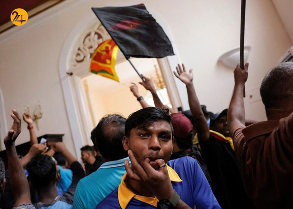 اشغال محل اقامت نخست‌وزیر و رئیس‌جمهور سریلانکا