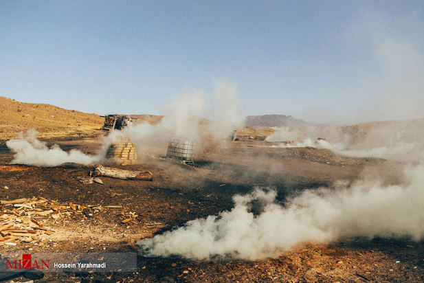 تولید سنتی زغال