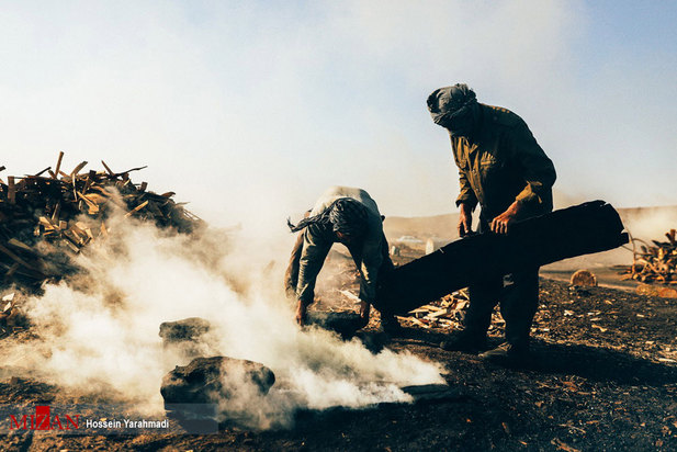 تولید سنتی زغال